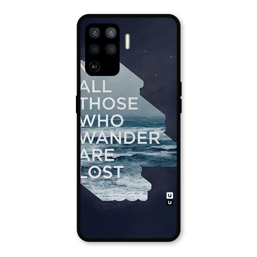 Not Lost Metal Back Case for Oppo F19 Pro