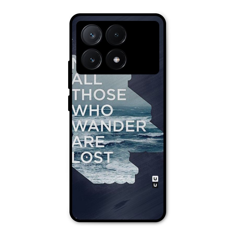 Not Lost Metal Back Case for Poco X6 Pro