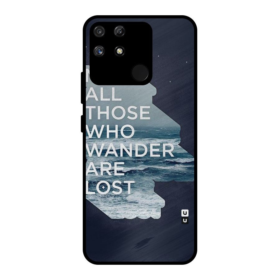Not Lost Metal Back Case for Realme Narzo 50A