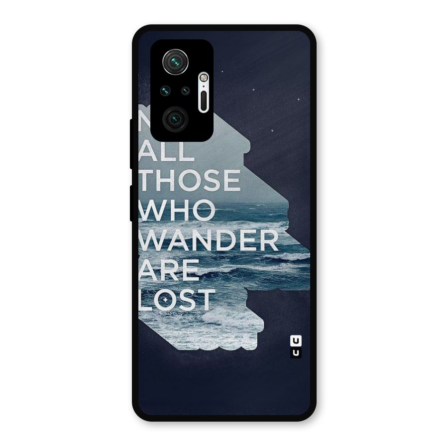 Not Lost Metal Back Case for Redmi Note 10 Pro Max