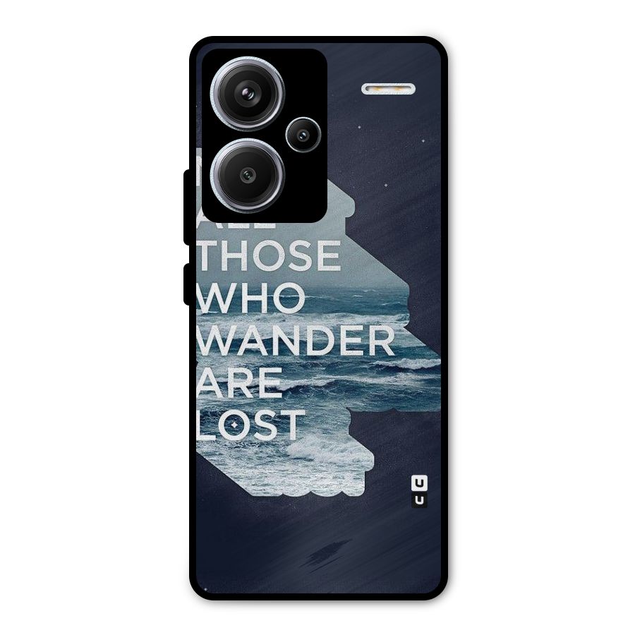 Not Lost Metal Back Case for Redmi Note 13 Pro Plus