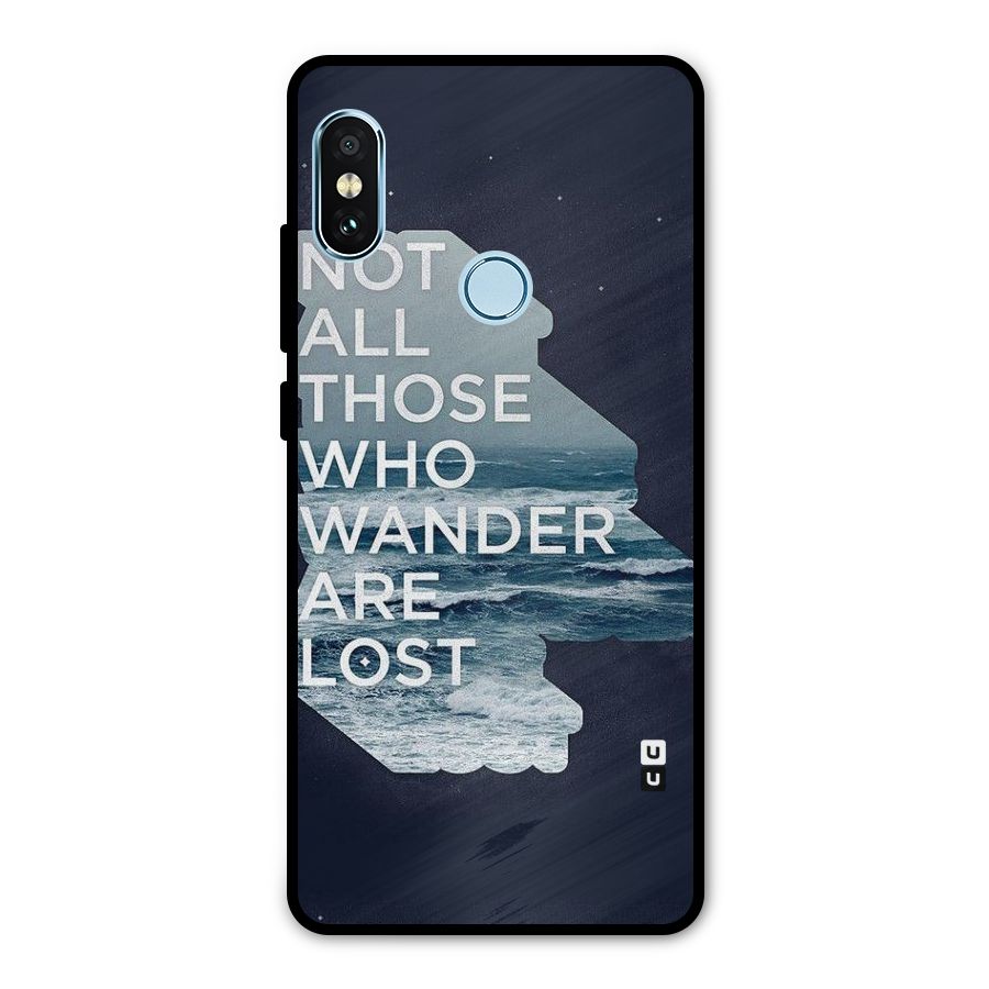 Not Lost Metal Back Case for Redmi Note 5 Pro