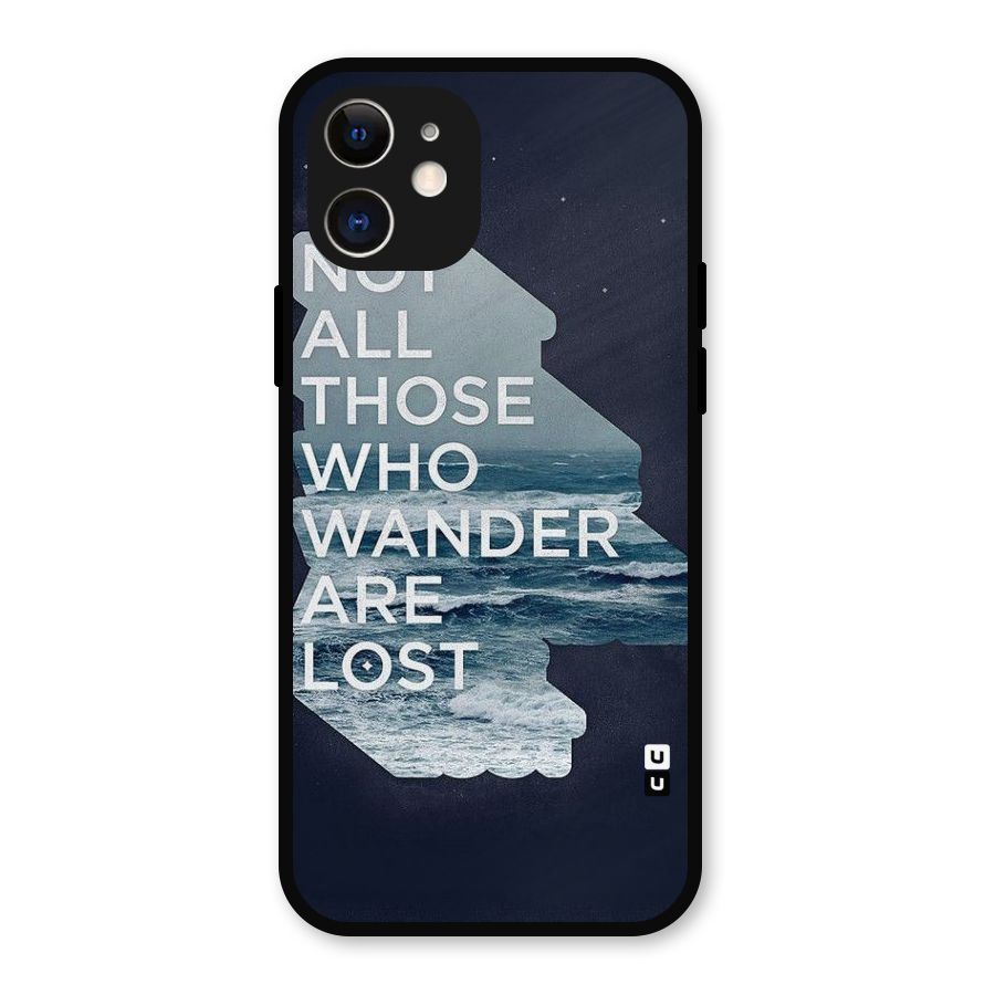 Not Lost Metal Back Case for iPhone 12