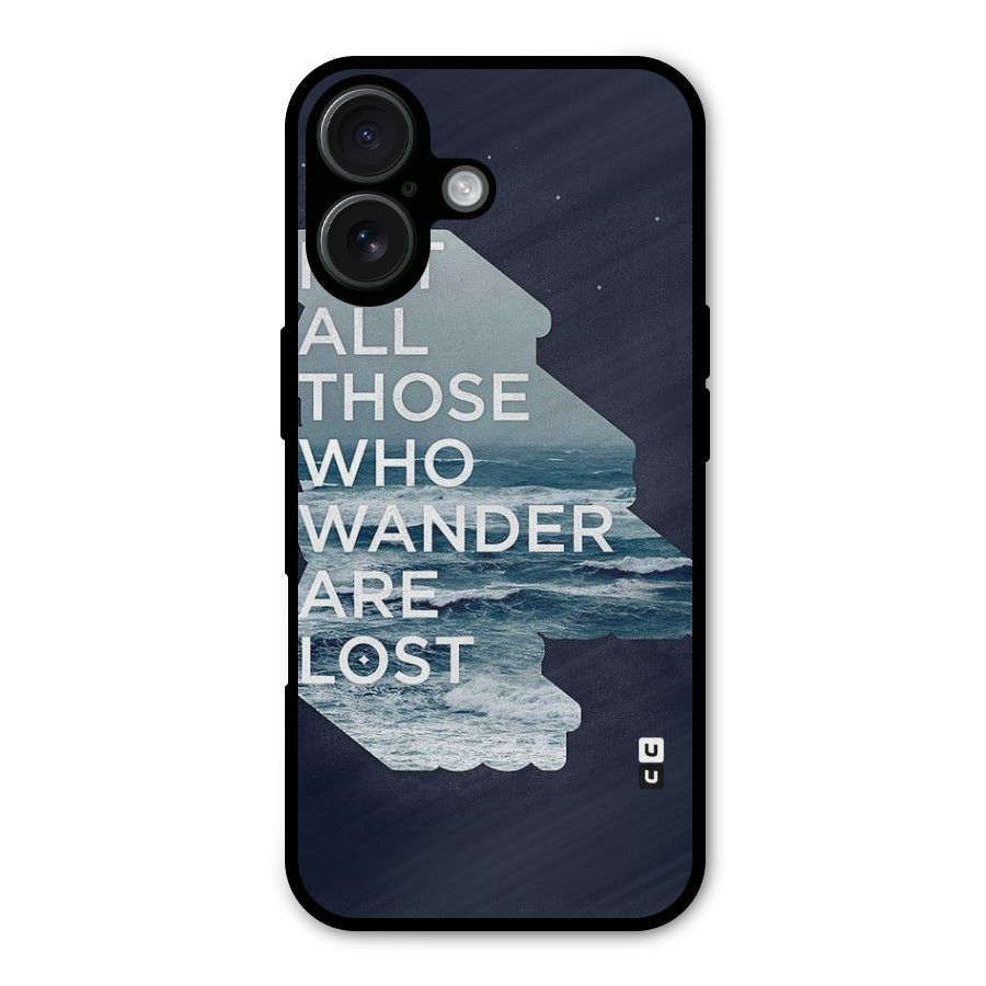 Not Lost Metal Back Case for iPhone 16