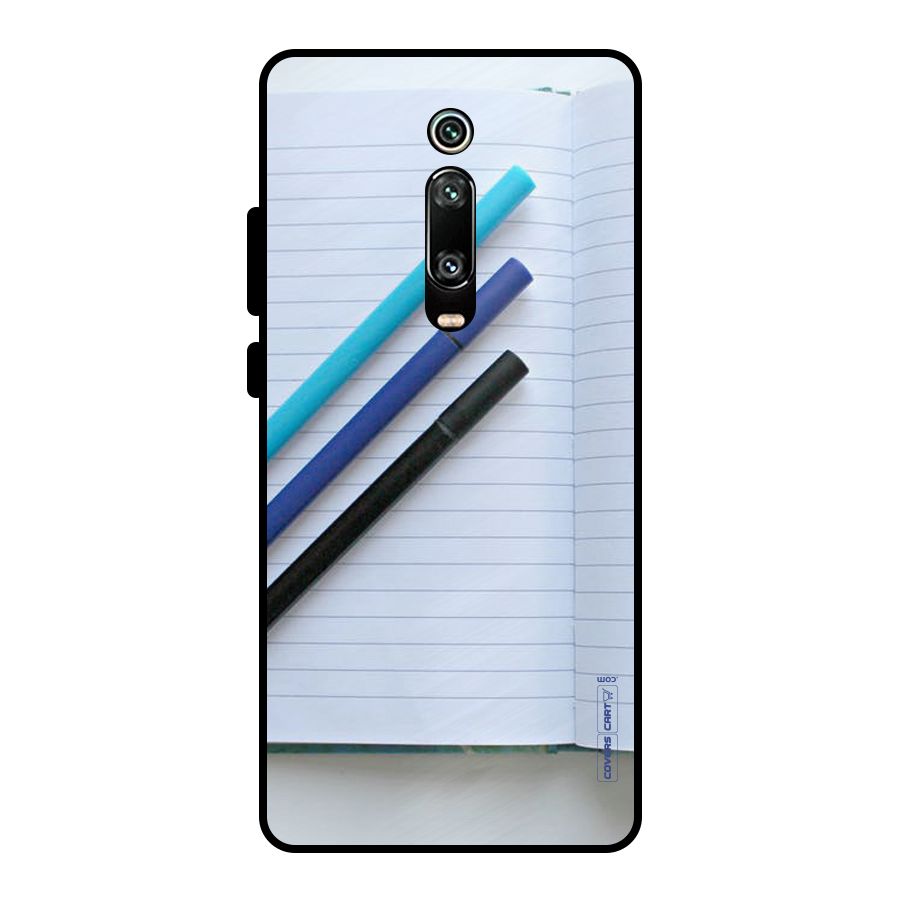 Notebook And Pens Metal Back Case for Redmi K20