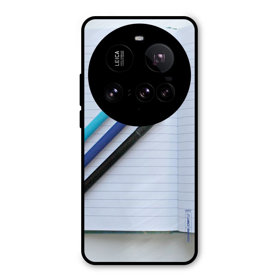 Notebook And Pens Metal Back Case for Xiaomi 15 Ultra