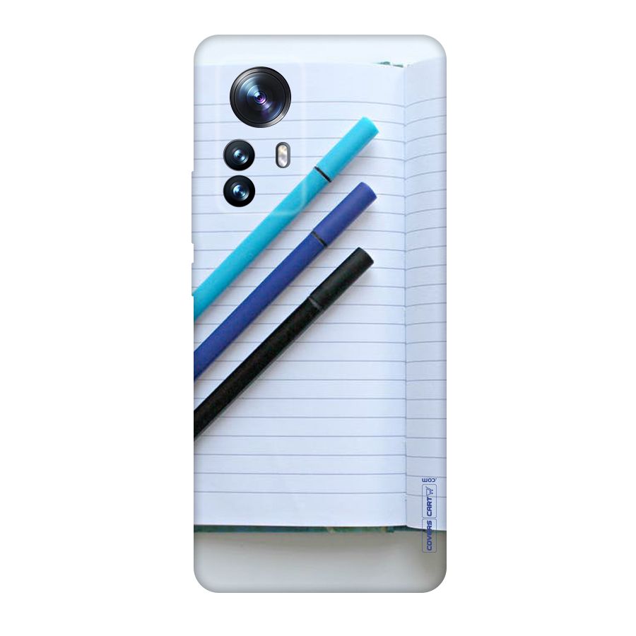 Notebook And Pens Original Polycarbonate Back Case for Xiaomi 12 Pro