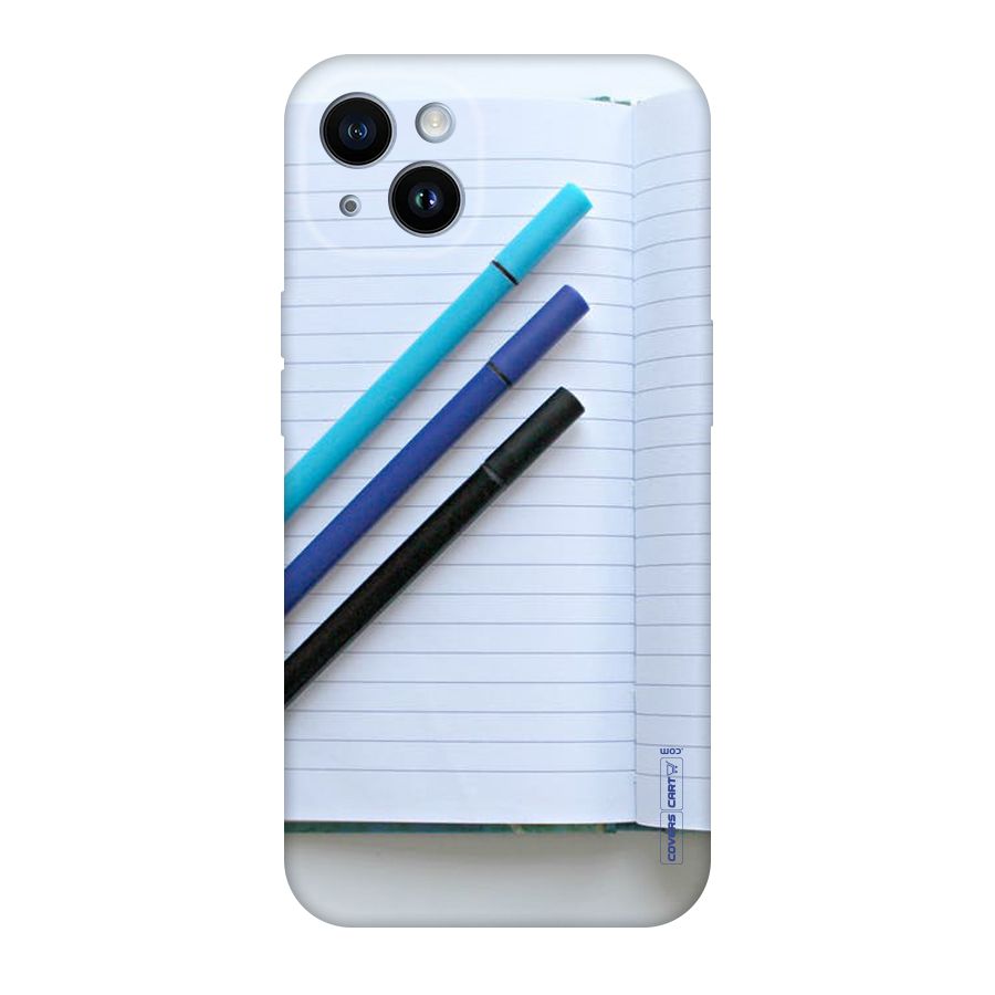 Notebook And Pens Original Polycarbonate Back Case for iPhone 14