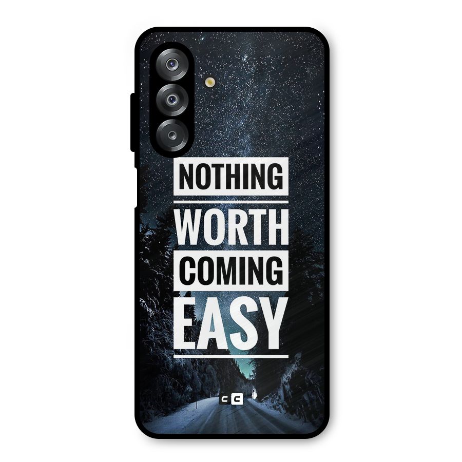 Nothing Worth Easy Metal Back Case for Galaxy A26