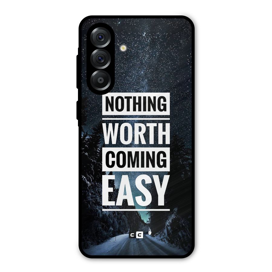 Nothing Worth Easy Metal Back Case for Galaxy A36
