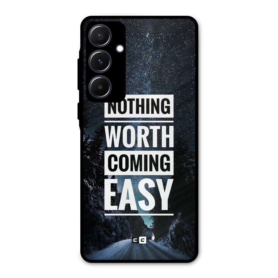Nothing Worth Easy Metal Back Case for Galaxy A55