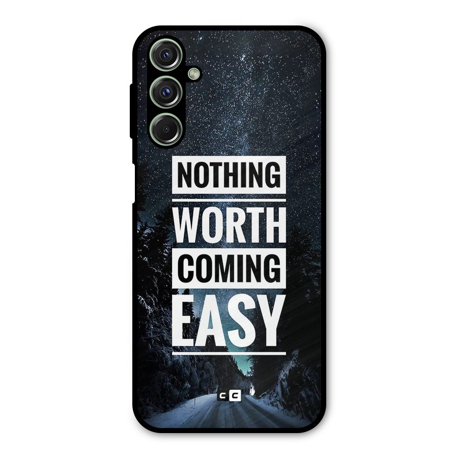 Nothing Worth Easy Metal Back Case for Galaxy M34