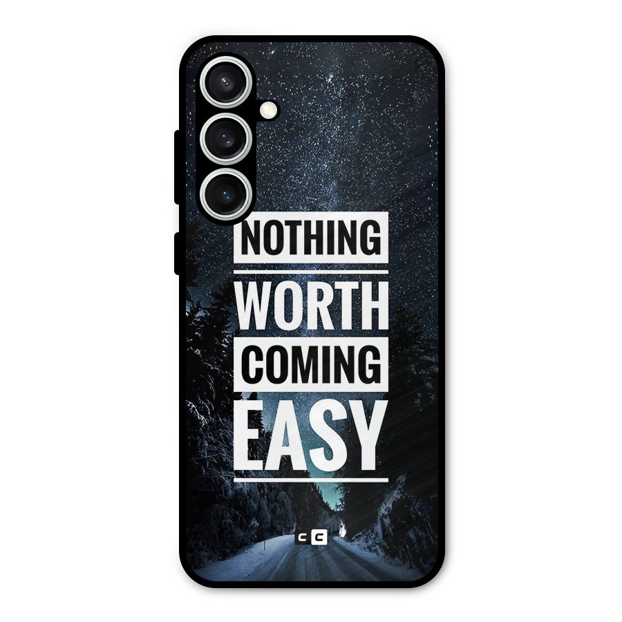 Nothing Worth Easy Metal Back Case for Galaxy S23 FE