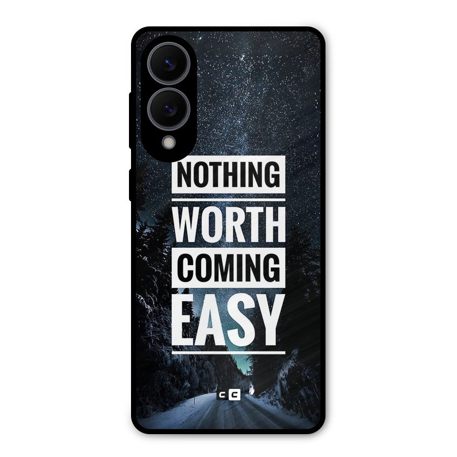 Nothing Worth Easy Metal Back Case for Galaxy S25 Edge