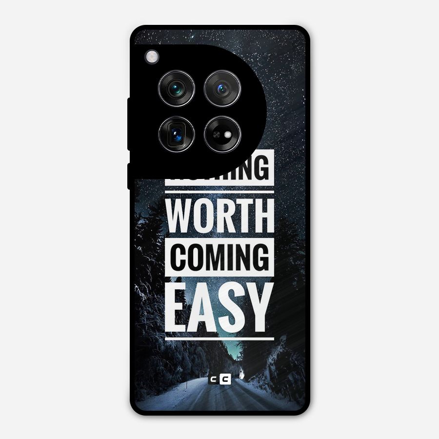 Nothing Worth Easy Metal Back Case for OnePlus 12