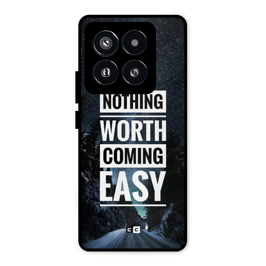 Nothing Worth Easy Metal Back Case for Xiaomi 14 Pro