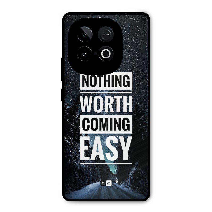 Nothing Worth Easy Metal Back Case for iQOO Neo 10