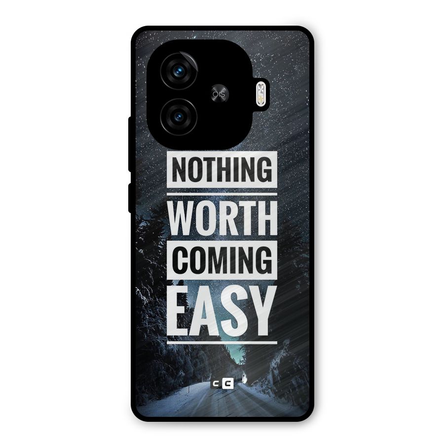 Nothing Worth Easy Metal Back Case for iQOO Neo 10R
