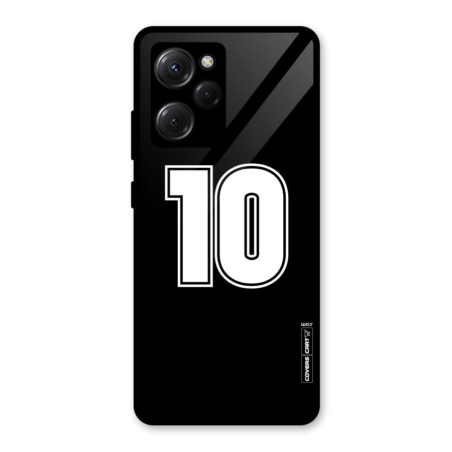 Number 10 Glass Back Case for Poco X5 Pro