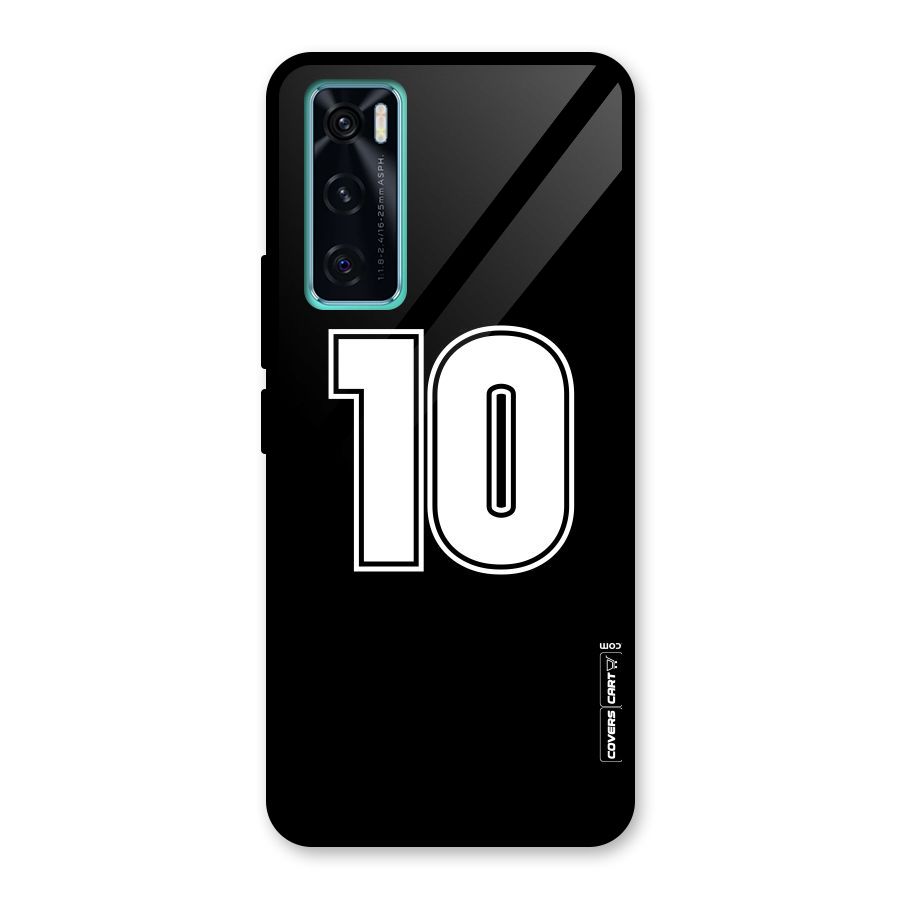 Number 10 Glass Back Case for Vivo V20 SE