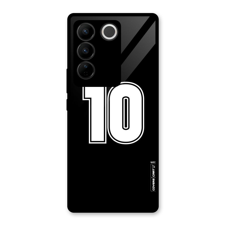 Number 10 Glass Back Case for Vivo V27 Pro