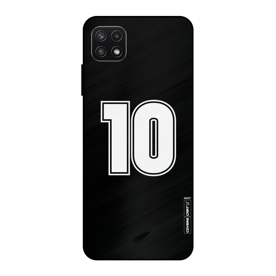 Number 10 Metal Back Case for Galaxy A22 5G