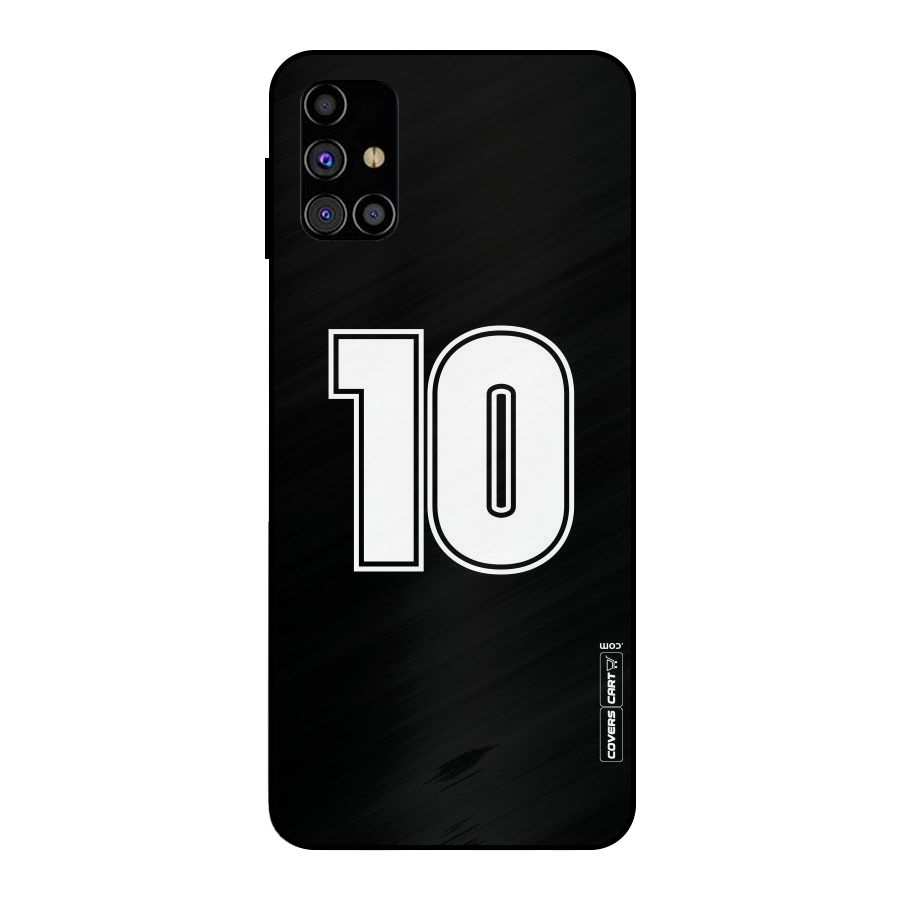 Number 10 Metal Back Case for Galaxy M31s