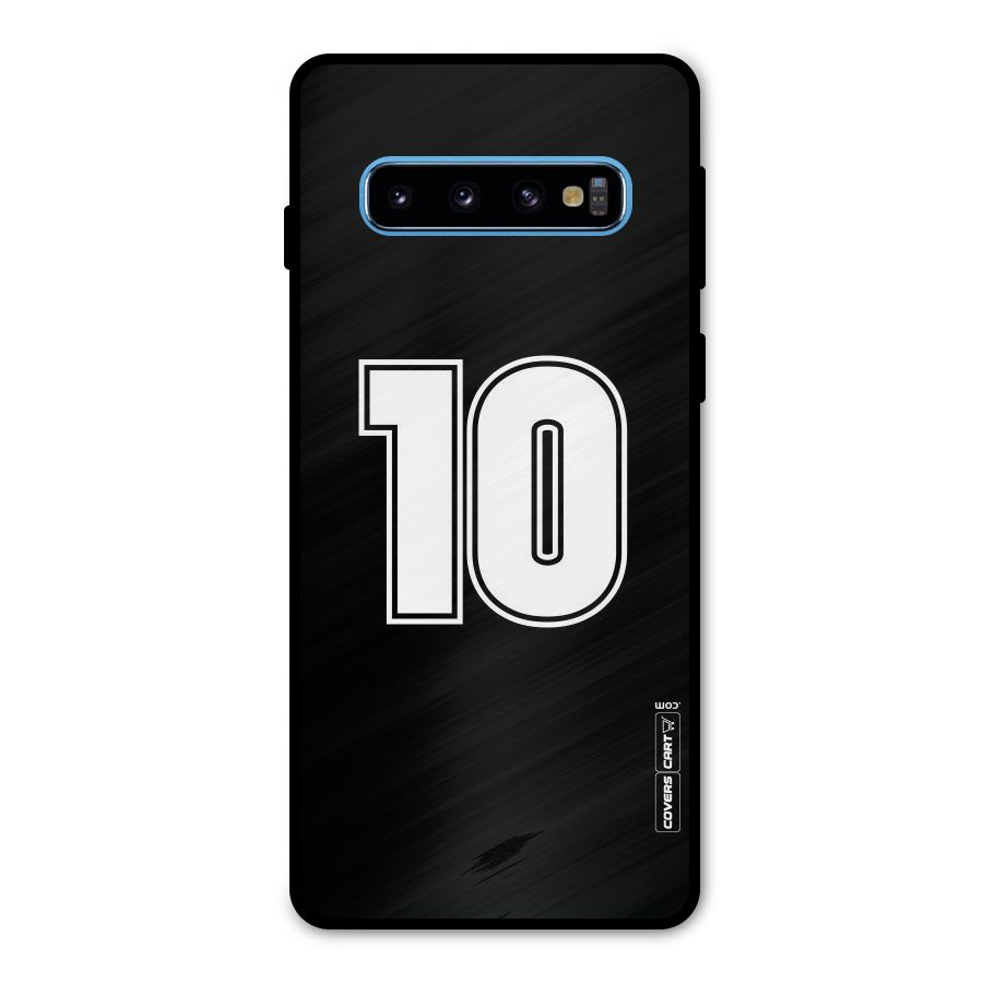 Number 10 Metal Back Case for Galaxy S10