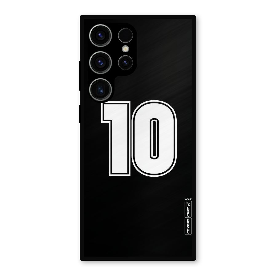 Number 10 Metal Back Case for Galaxy S23 Ultra