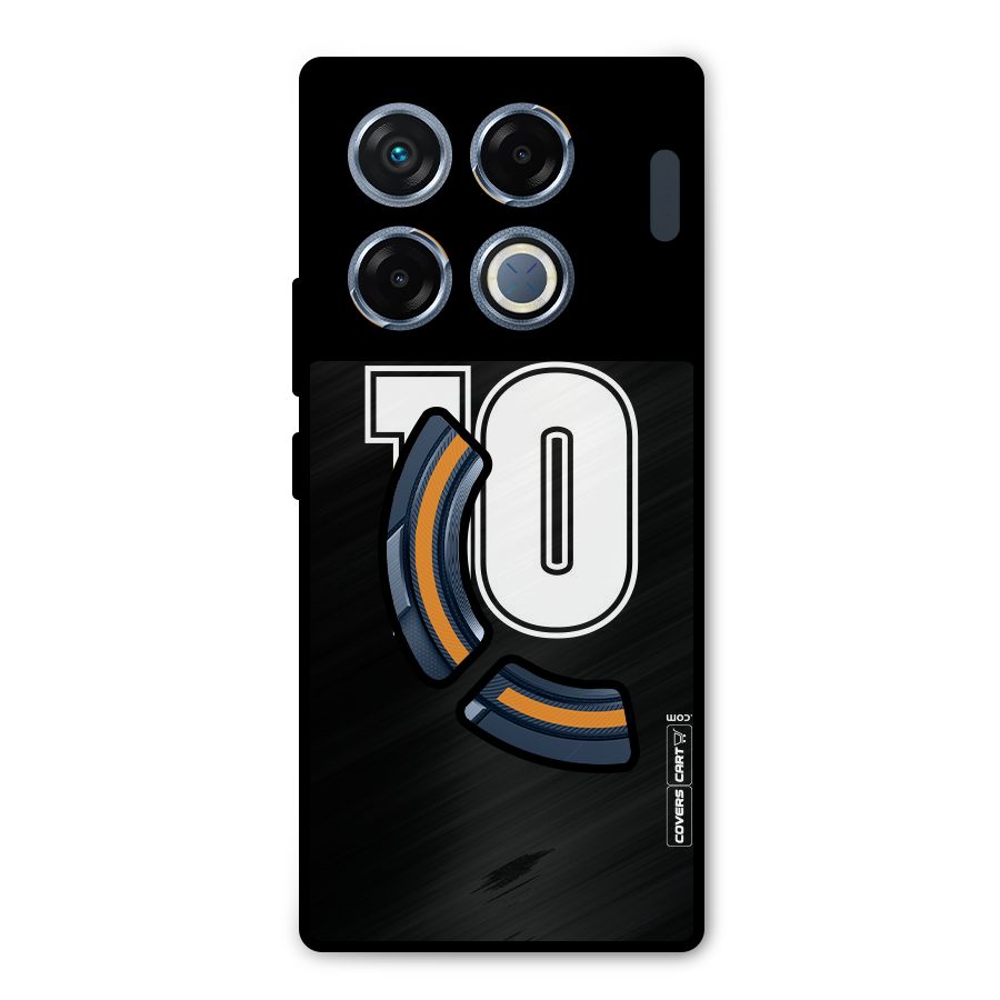 Number 10 Metal Back Case for Infinix GT 20 Pro