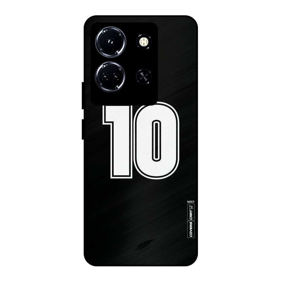 Number 10 Metal Back Case for Infinix Note 30 5G