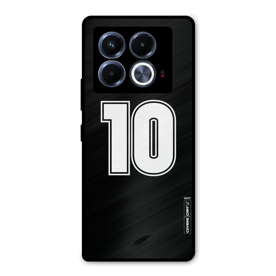 Number 10 Metal Back Case for Infinix Note 40 5G