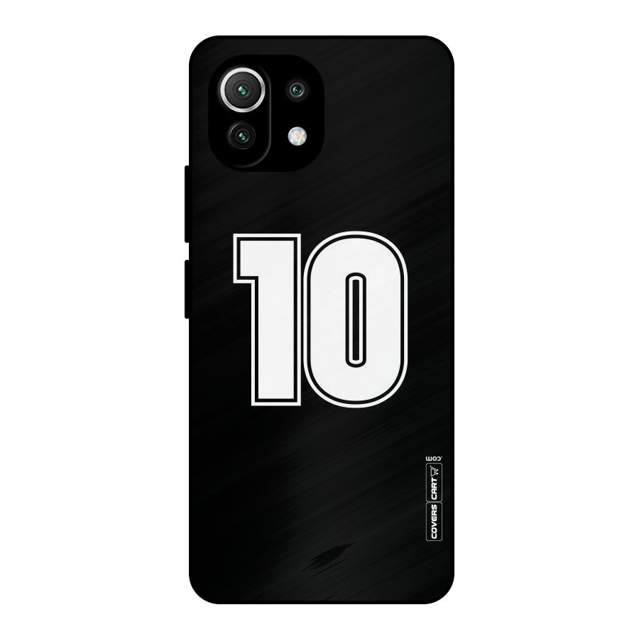 Number 10 Metal Back Case for Mi 11 Lite NE 5G