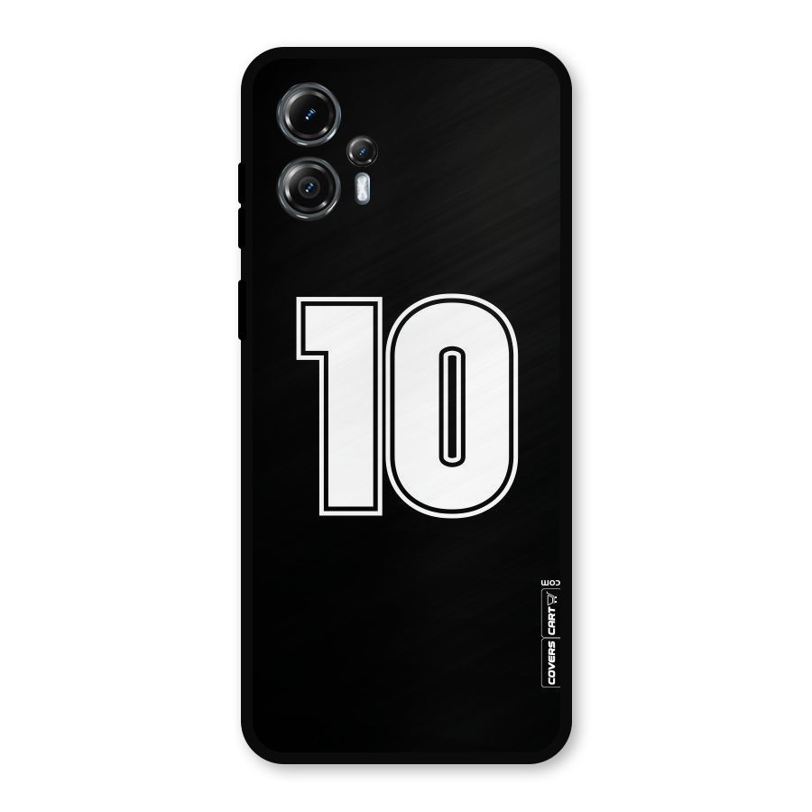 Number 10 Metal Back Case for Moto G13