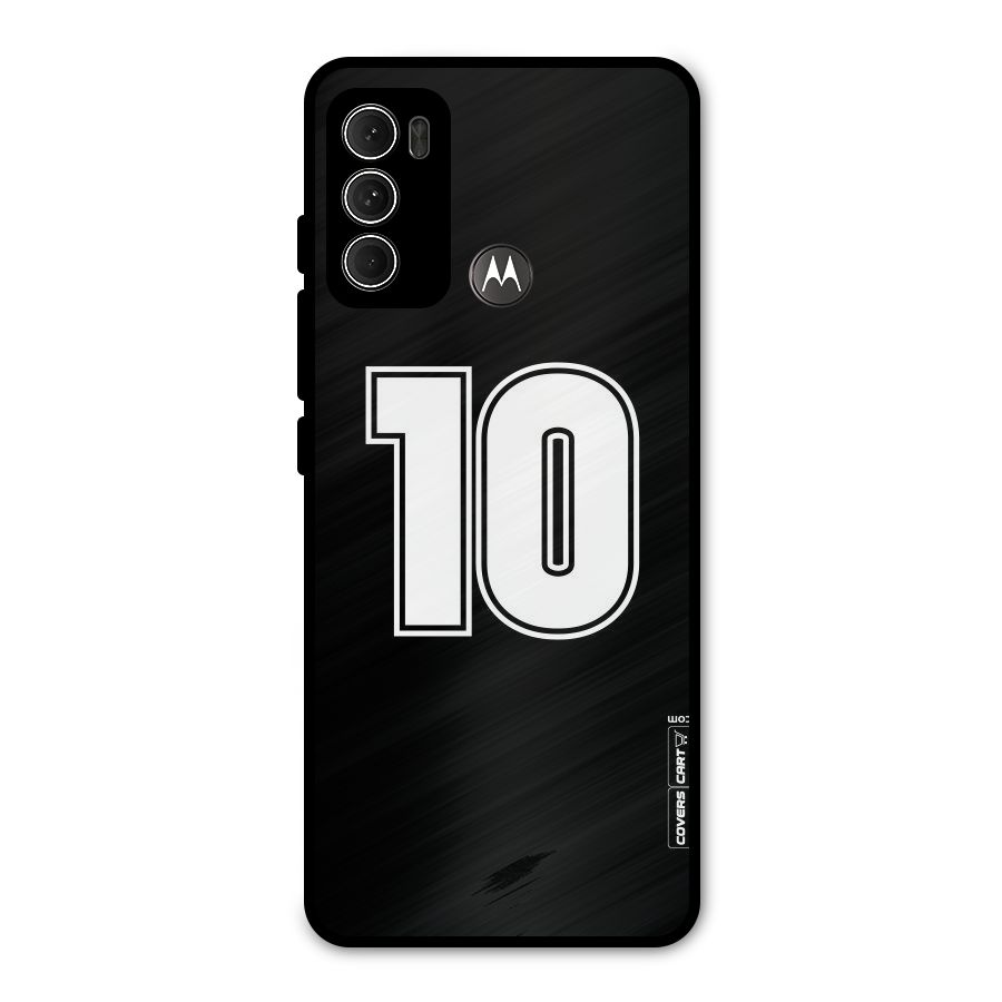 Number 10 Metal Back Case for Moto G60