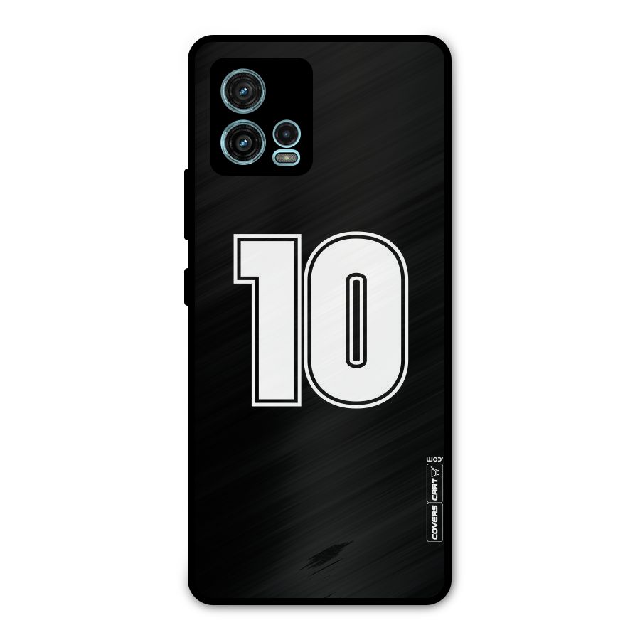 Number 10 Metal Back Case for Moto G72