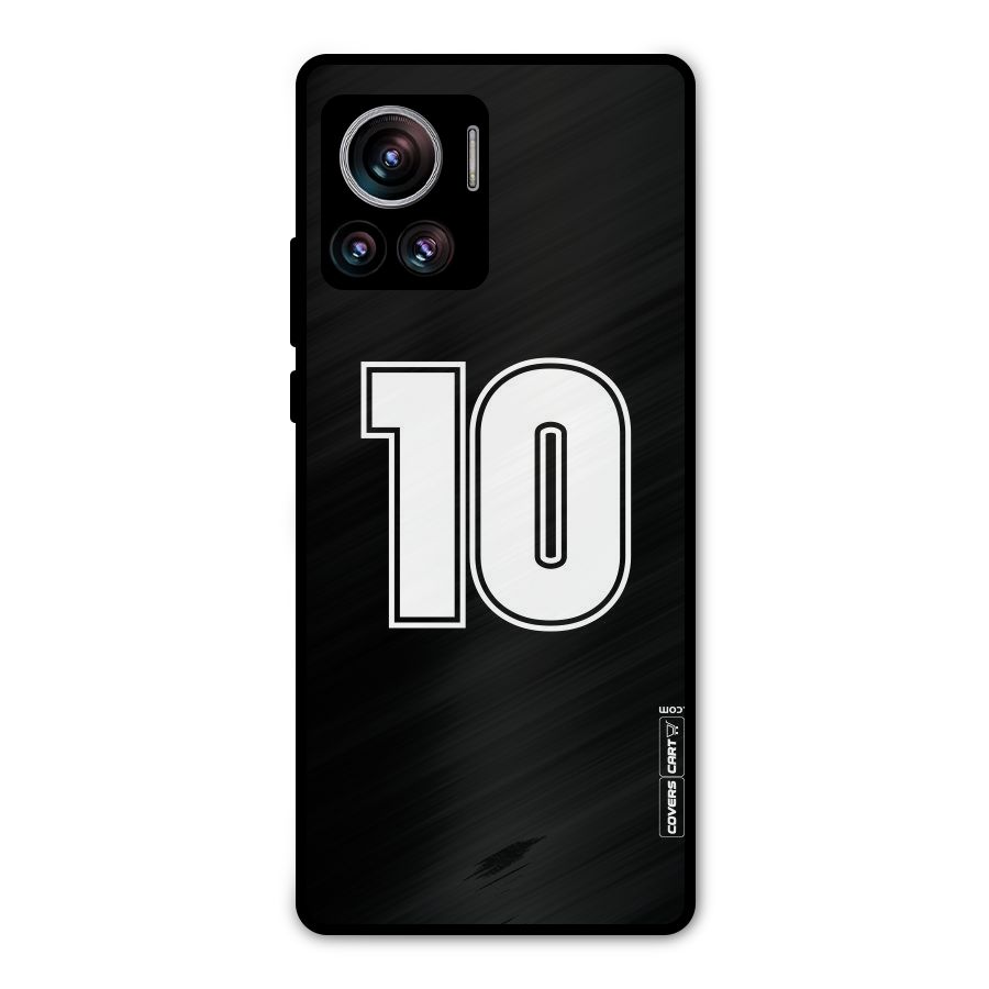 Number 10 Metal Back Case for Motorola Edge 30 Ultra