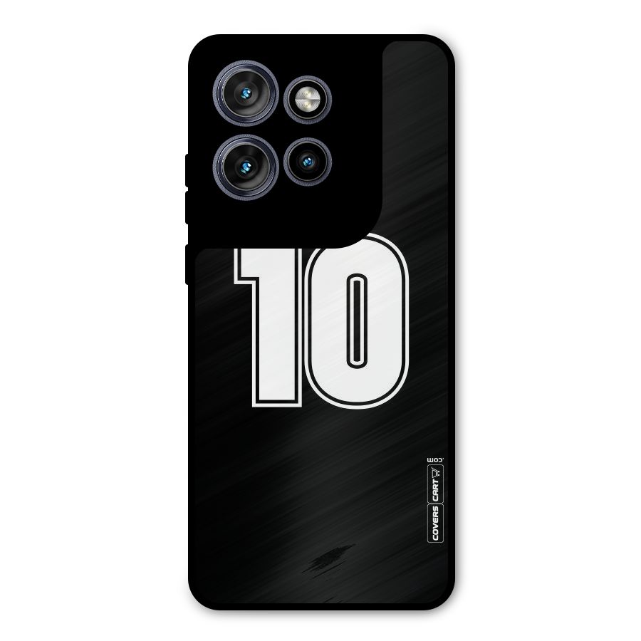 Number 10 Metal Back Case for Motorola Edge 50 Neo