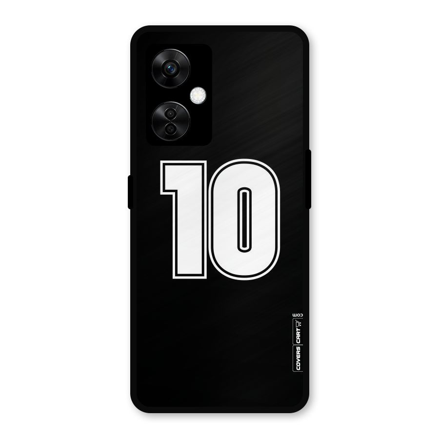Number 10 Metal Back Case for OnePlus Nord CE 3 Lite