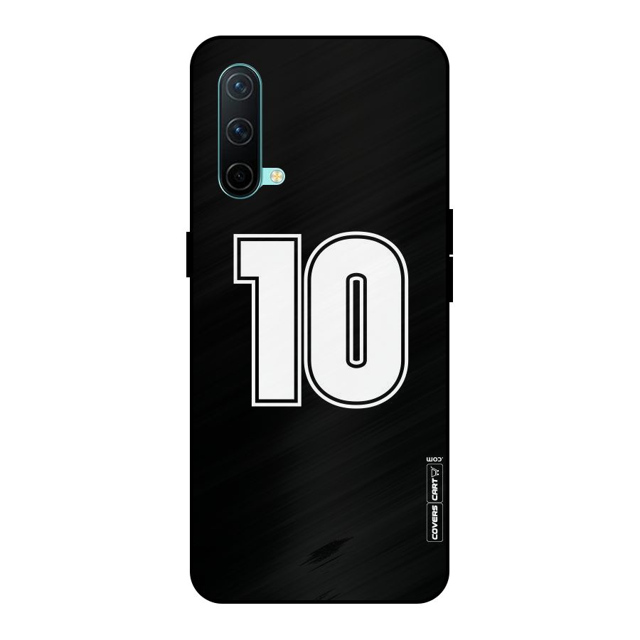 Number 10 Metal Back Case for OnePlus Nord CE 5G