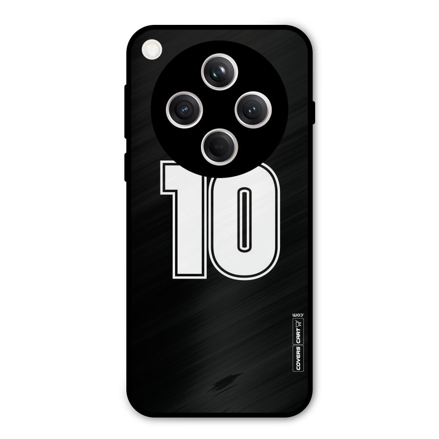 Number 10 Metal Back Case for Oppo Find X8