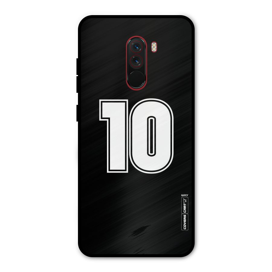 Number 10 Metal Back Case for Poco F1