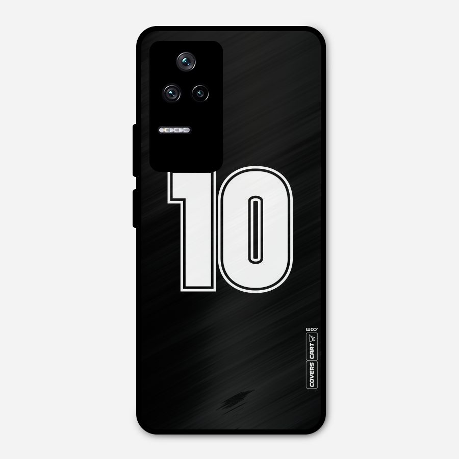 Number 10 Metal Back Case for Poco F4 5G
