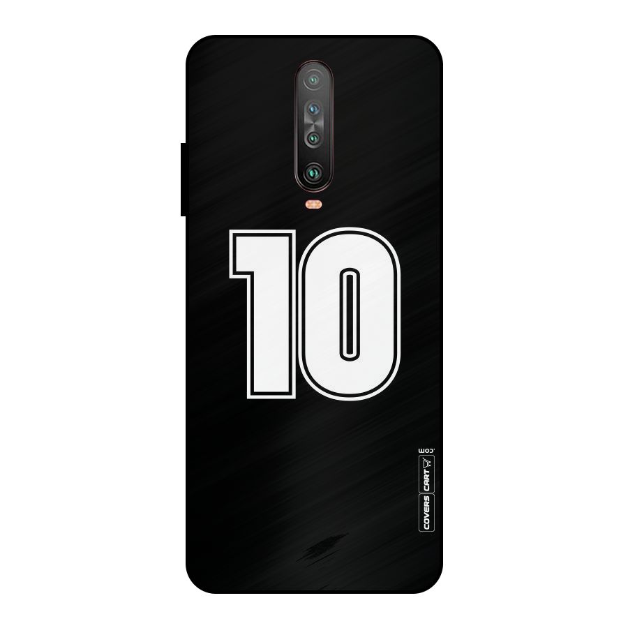 Number 10 Metal Back Case for Poco X2