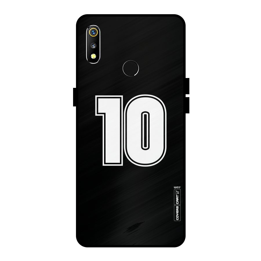Number 10 Metal Back Case for Realme 3i