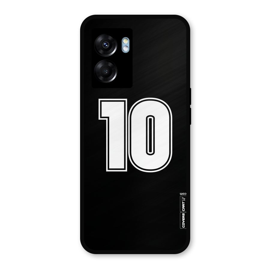 Number 10 Metal Back Case for Realme Narzo 50 5G
