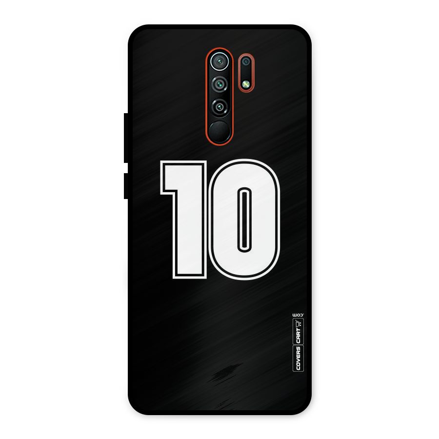 Number 10 Metal Back Case for Redmi 9 Prime