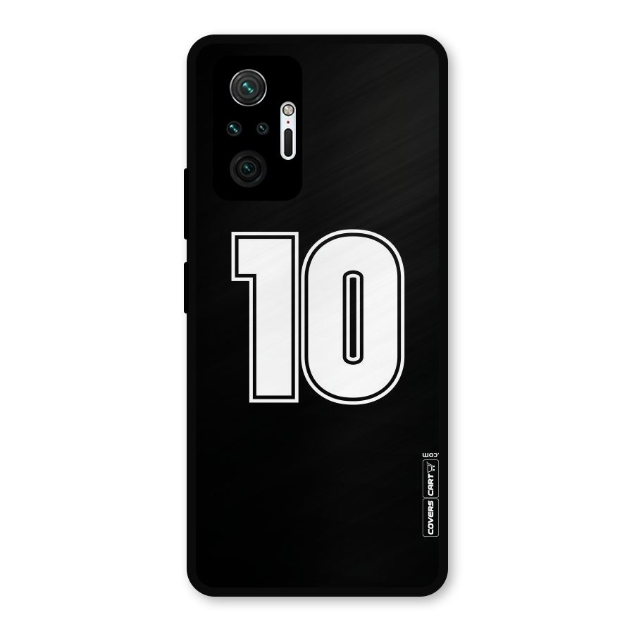 Number 10 Metal Back Case for Redmi Note 10 Pro Max