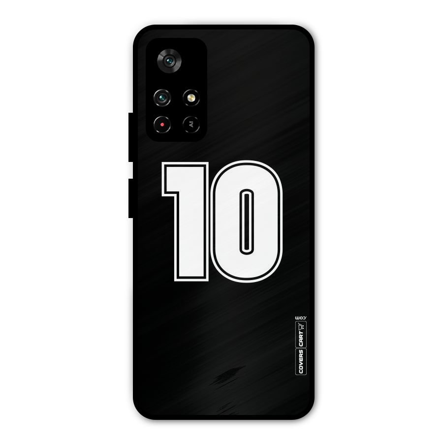 Number 10 Metal Back Case for Redmi Note 11T 5G