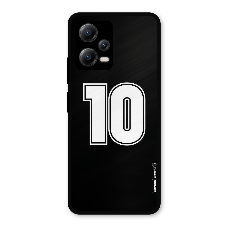 Number 10 Metal Back Case for Redmi Note 12 5G